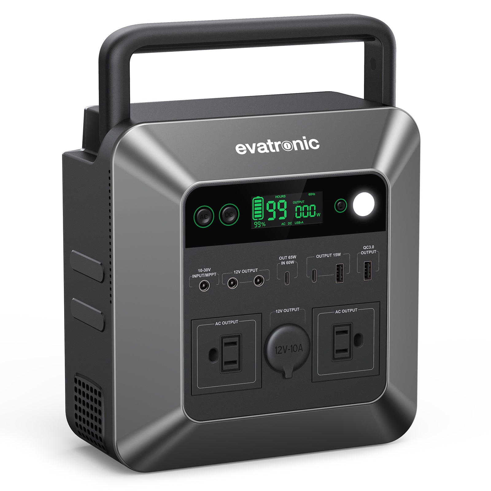 Evatronic 600W/712Wh Portable Power Station ET-PB010 (Peak 1000W)