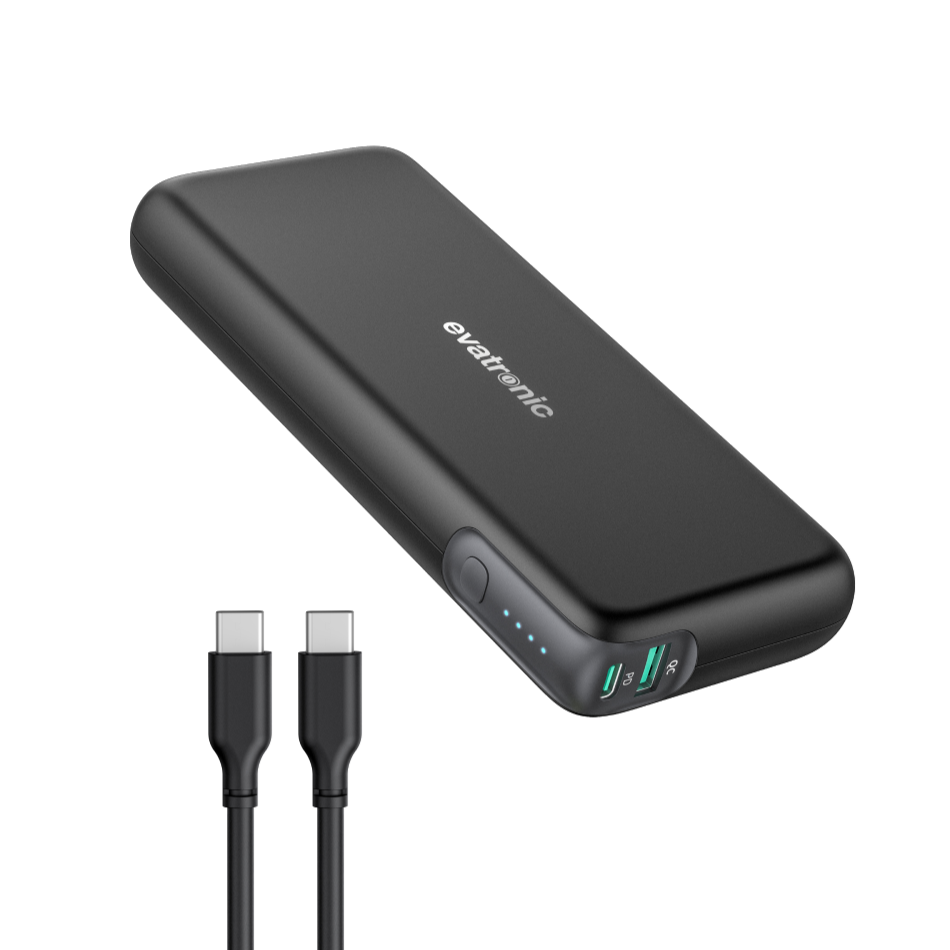 Evatronic PB005 20000mAh 60W 2-Port PD Pioneer Laptop Power Bank