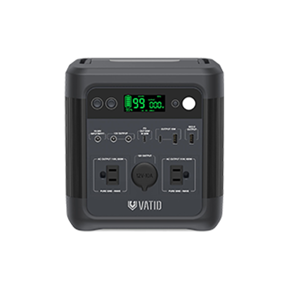 VATID Portable Power Generator, 600W 518Wh Solar Power