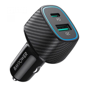 RAVPower RP-VC009 PD Pioneer 48W 2-Port USB Car Charger