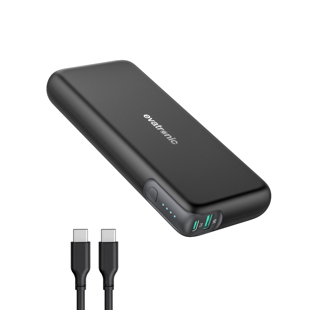 Evatronic PB005 20000mAh 60W 2-Port PD Pioneer Laptop Power Bank