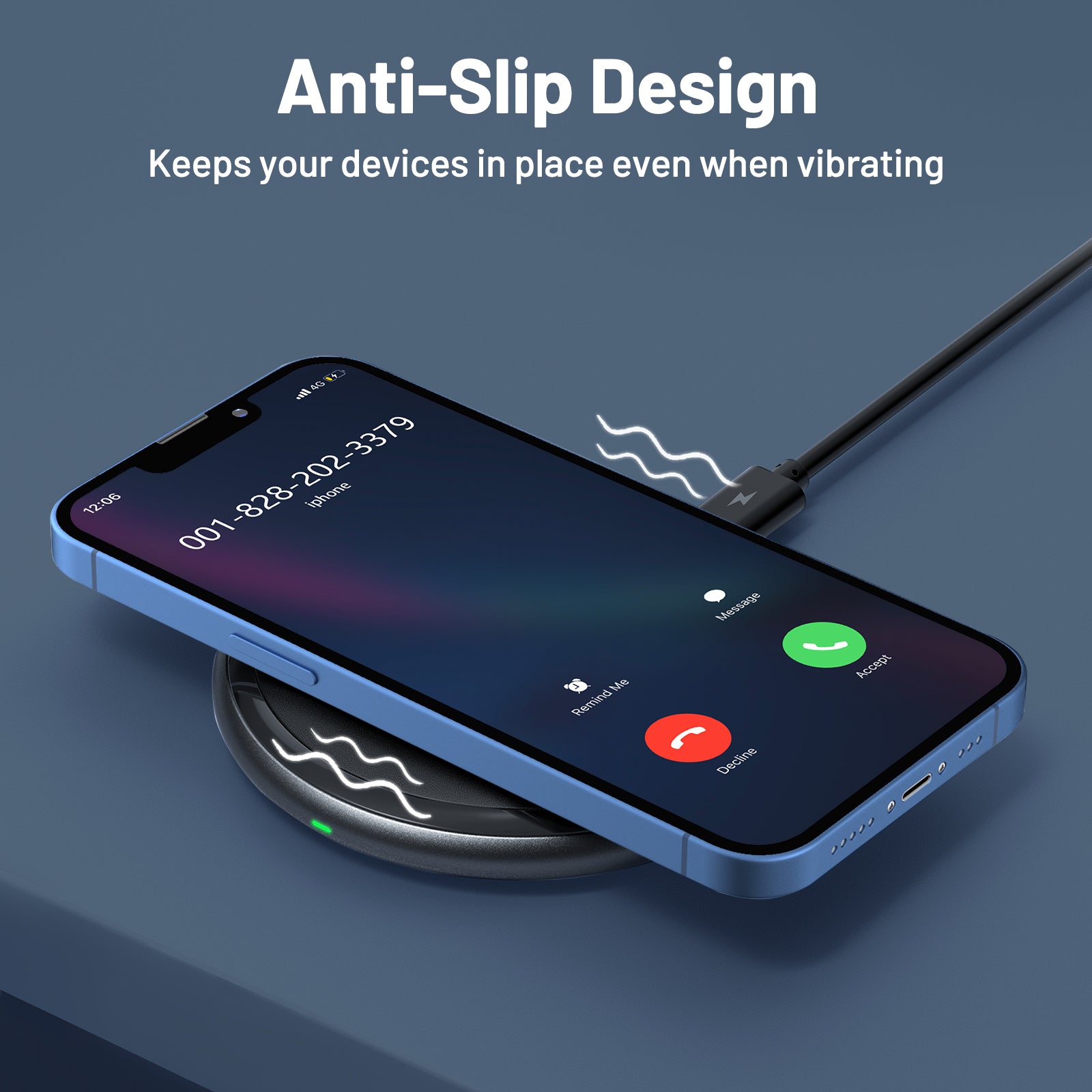 Fast Wireless Charger, RAVPower 10W Max Fast Charge Wireless Charging Pad with QC 3.0