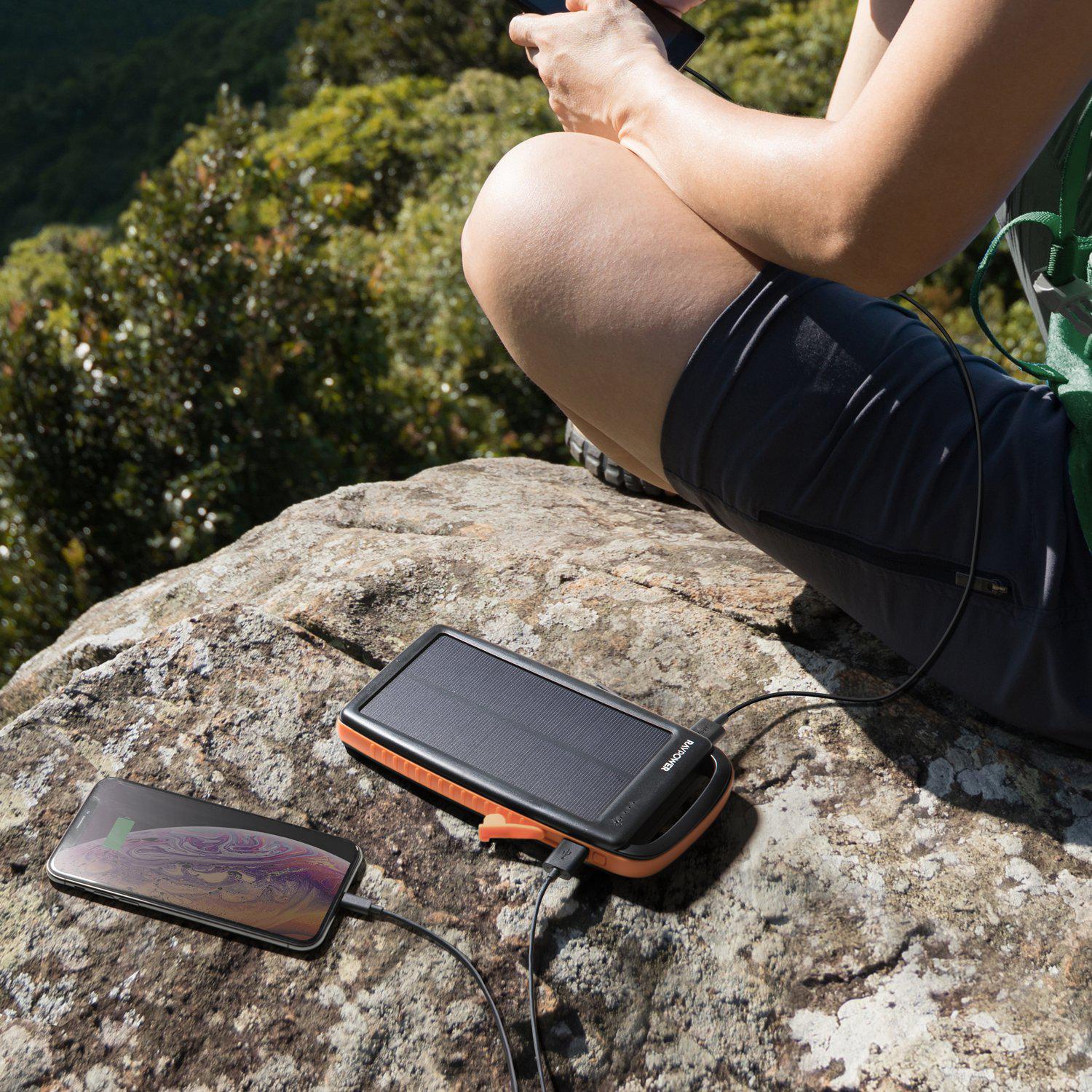 20000mAh Portable Charger Solar Power Bank-RAVPower