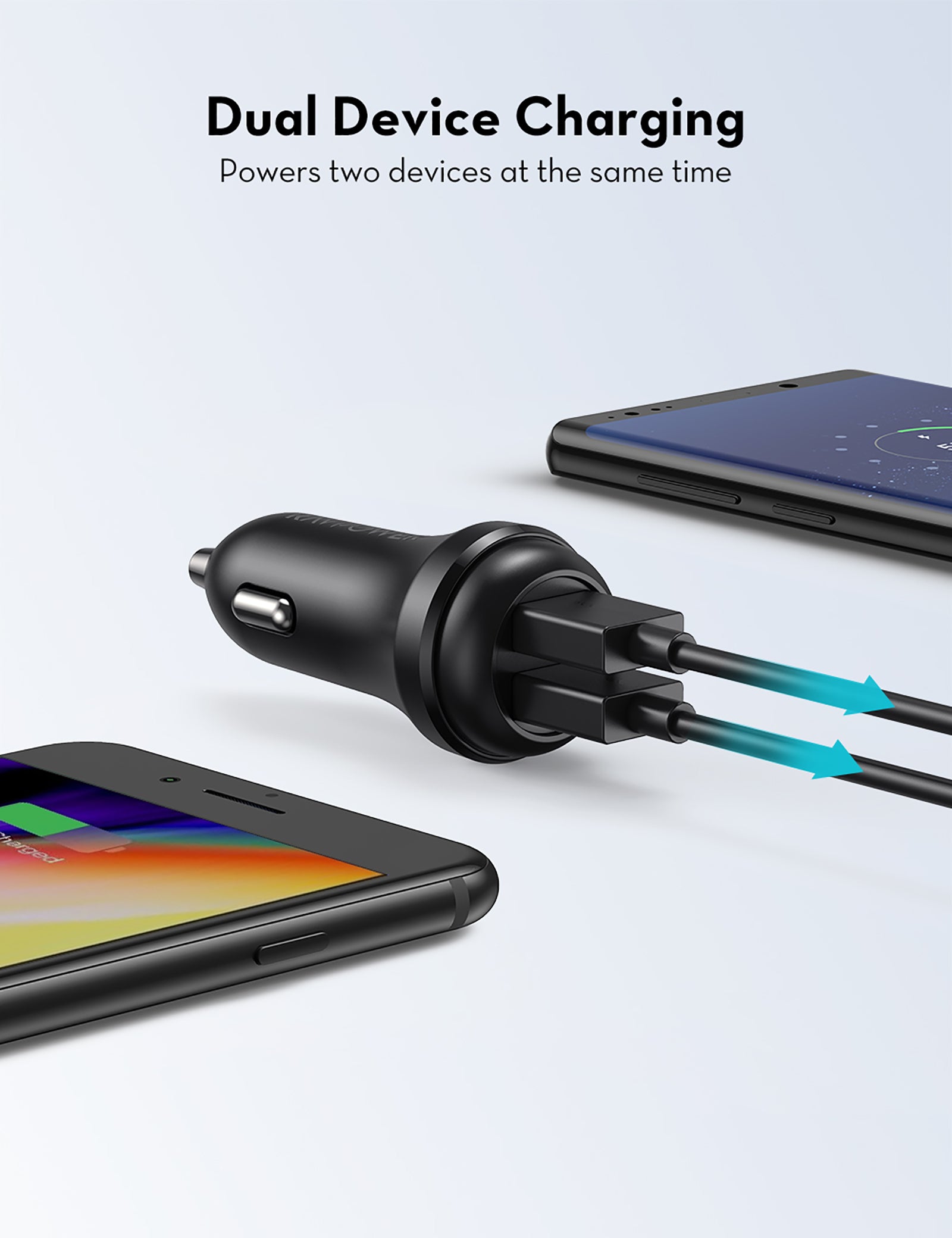 RAVPower Turbo 36W 2-Port Car Charger