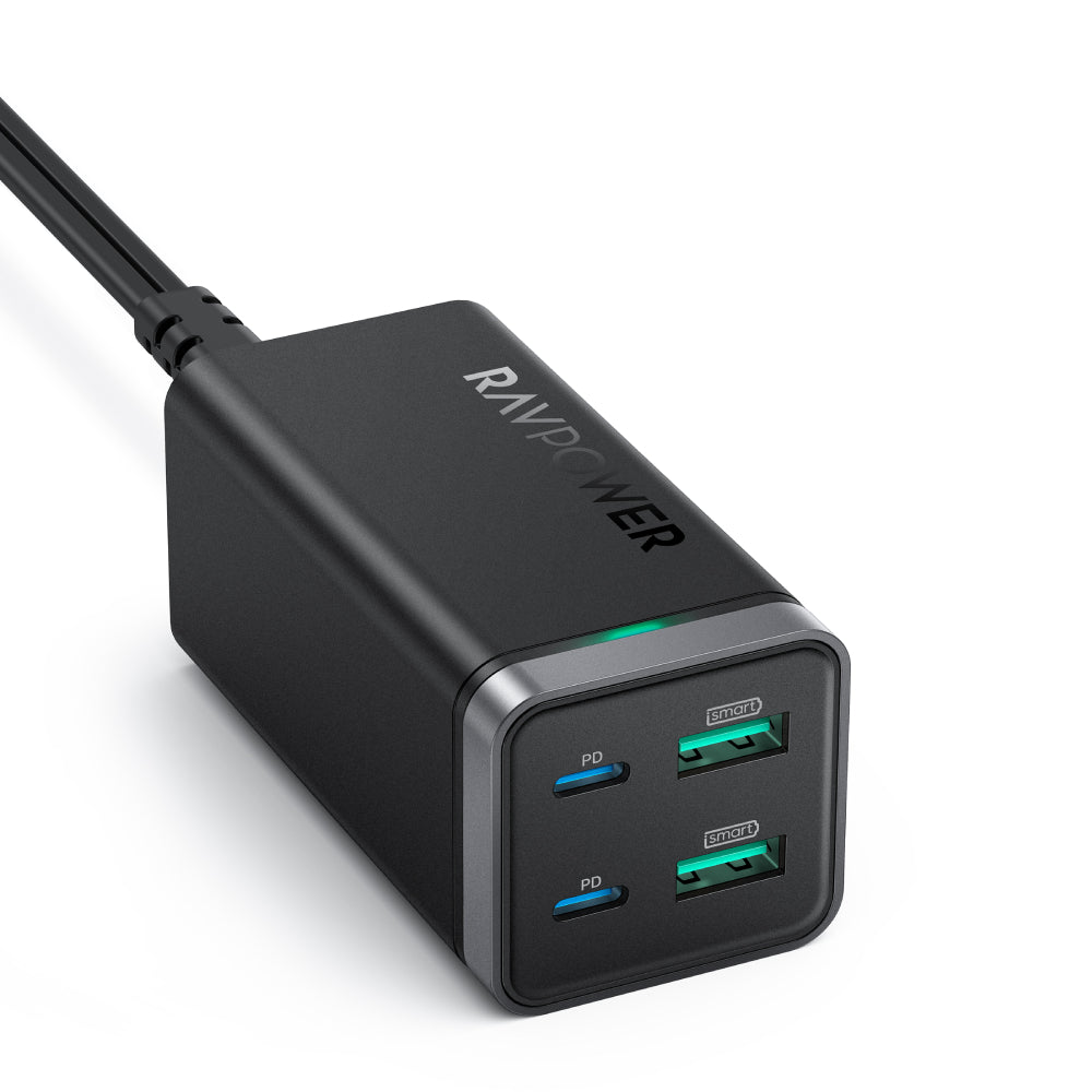 65W 4-Port GaN Tech USB Desktop Charge