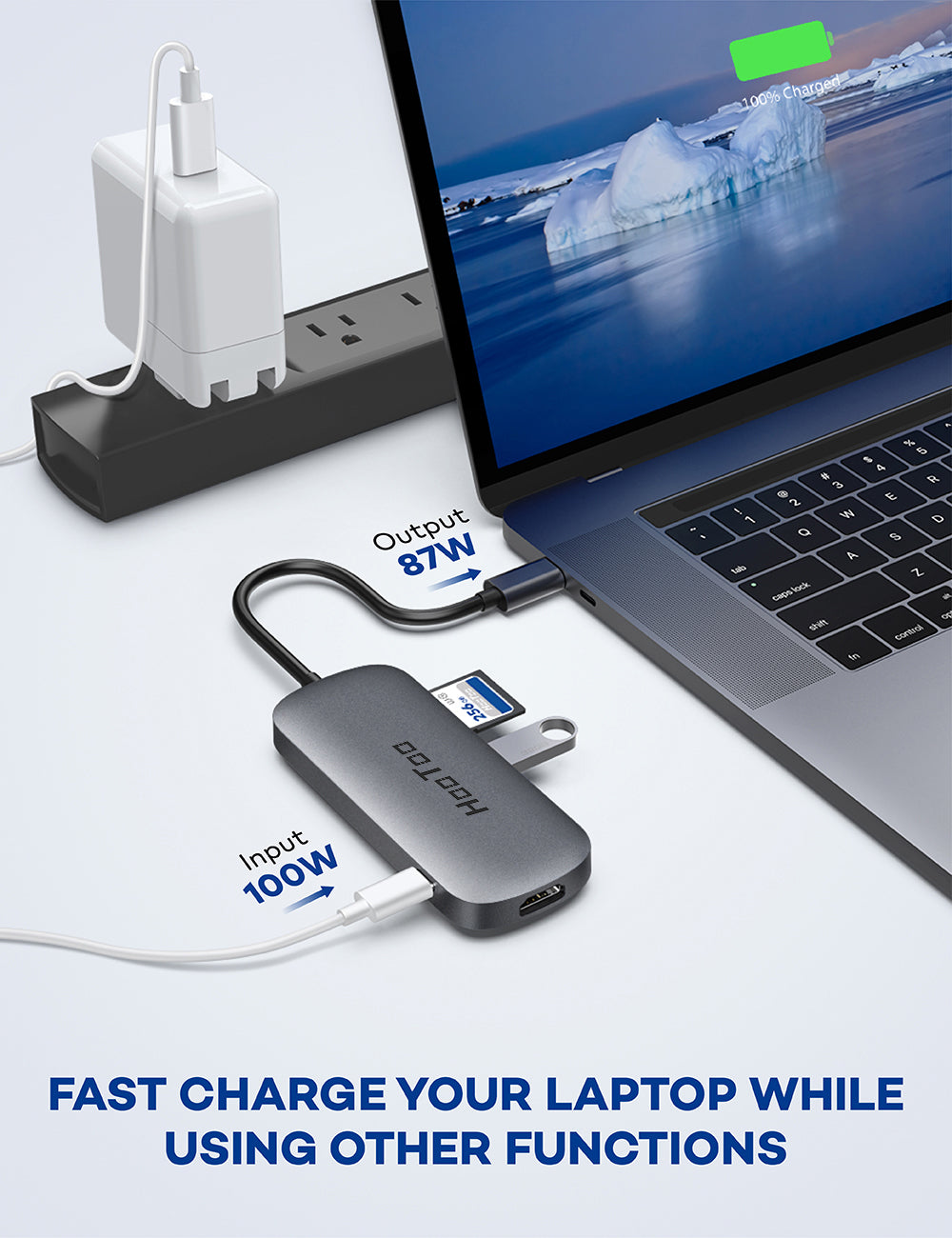 HooToo USB C Hub 7 in 1