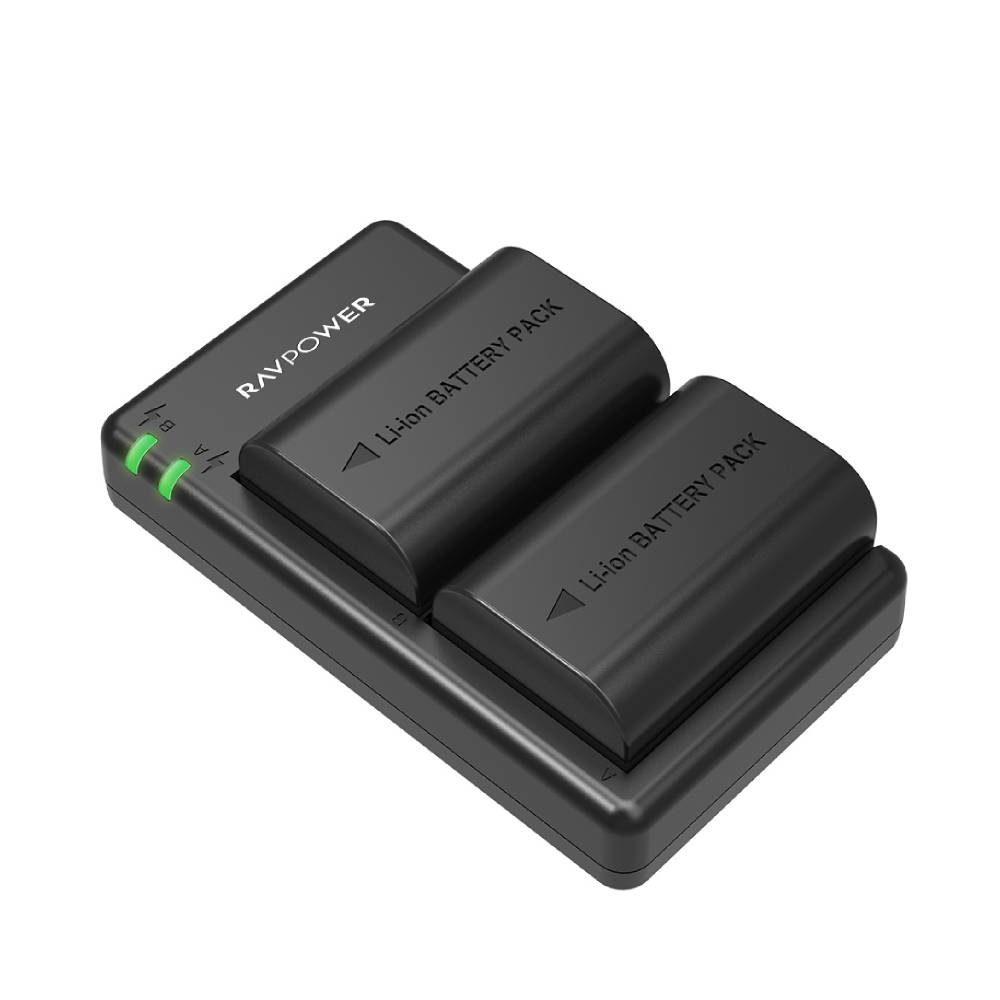 LP-E6 LP E6N Rechargeable Battery Charger Set-RAVPower