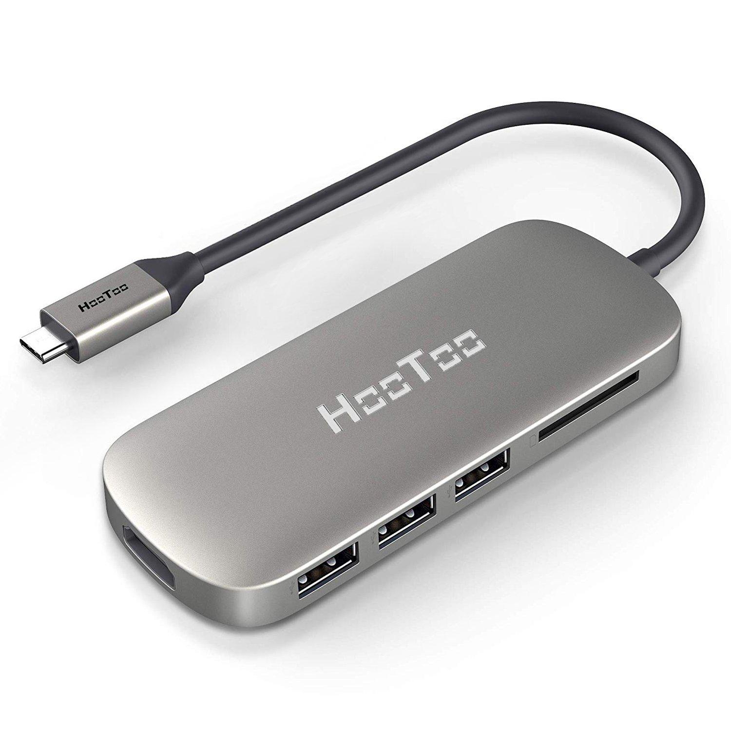 Multi-Port Adapter, Works with Type-C, USB-A and HDMI Devices, USB 3.0 Speed