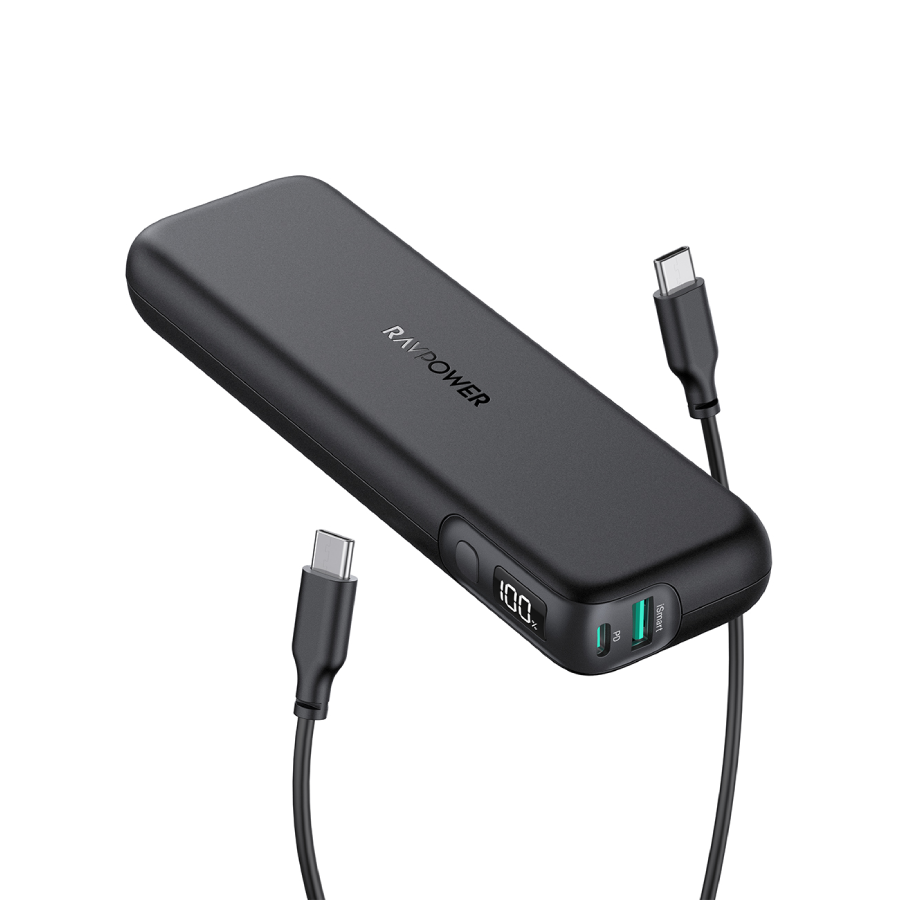 RAVPower Upgraded PD Pioneer 15000mAh 30W Power Bank