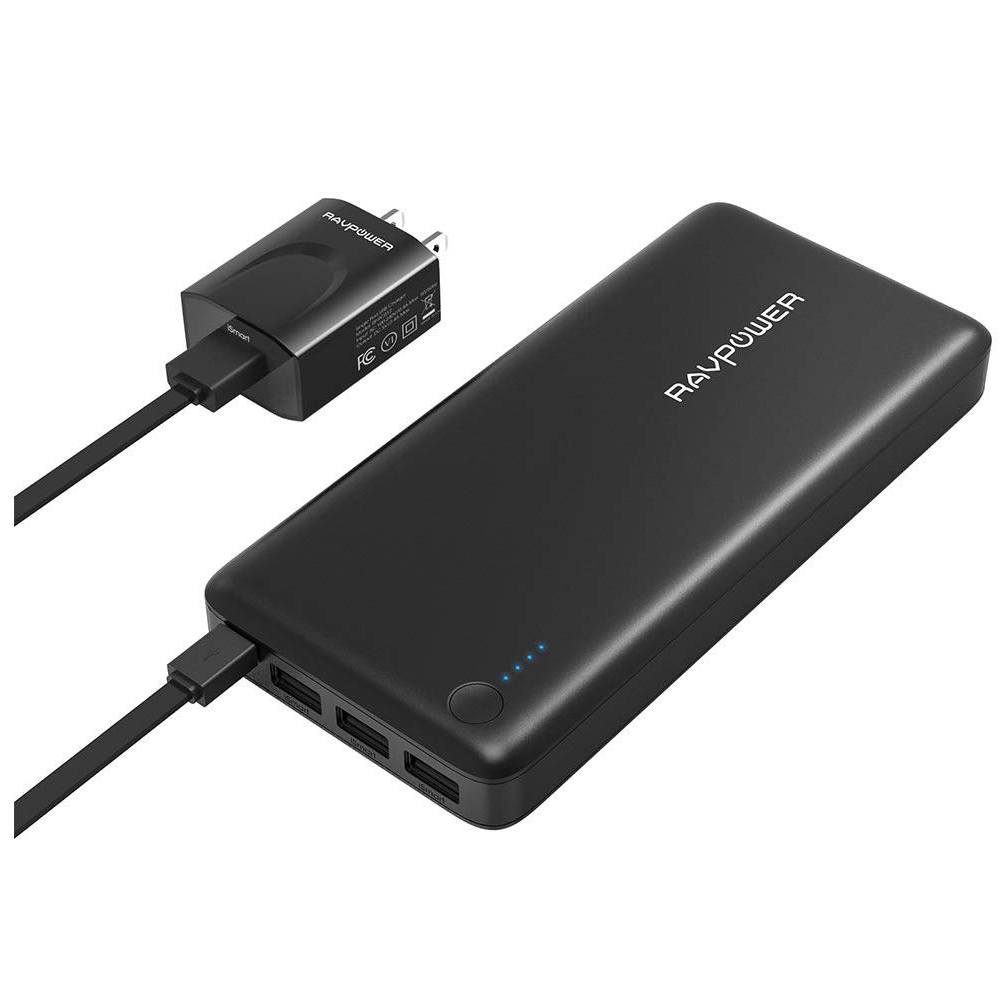 RAVPower 2-in-1 10000mAh Portable Charger Power Bank