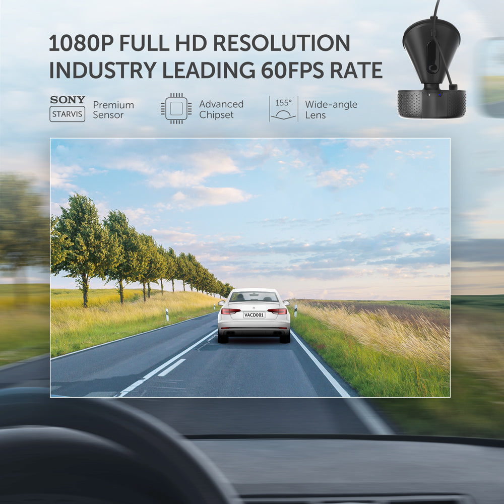 VAVA 1080P Dash Cam Wireless Connection WiFi