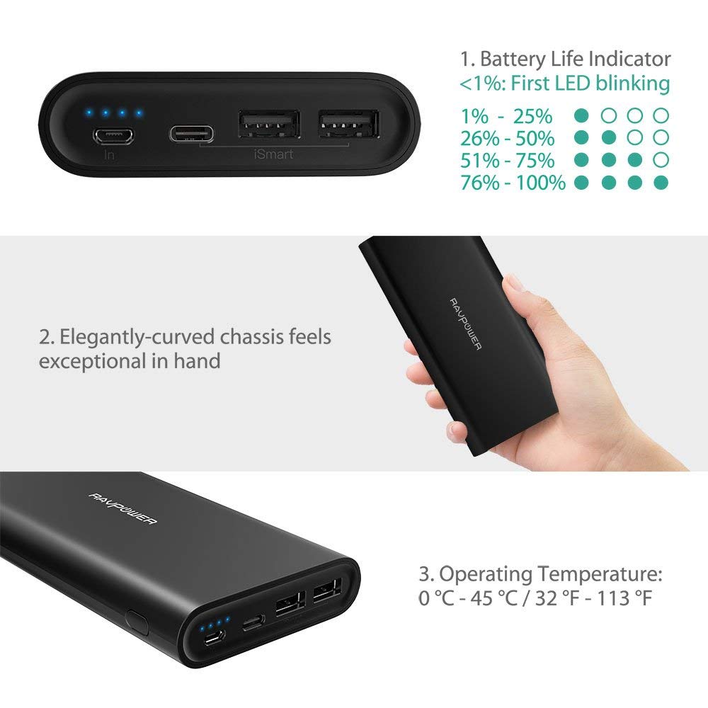 26800mAh 3-Port Power Bank-RAVPower