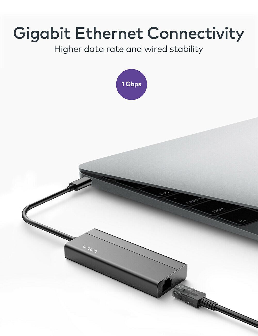 VAVA USB C 4-in-1 USB Hub Adapter