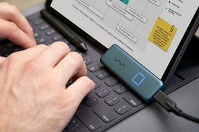 Portable Solid-State Drive (SSD) Touch /Fingerprint security and 540MB/s transfer speed-RAVPower