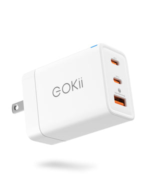 GaN III 65W 3-Port USB C Charger Adapter