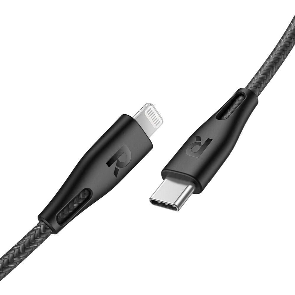 RAVPower Type-C to Lightning Cable 1.2m Nylon Black RP-CB1017
