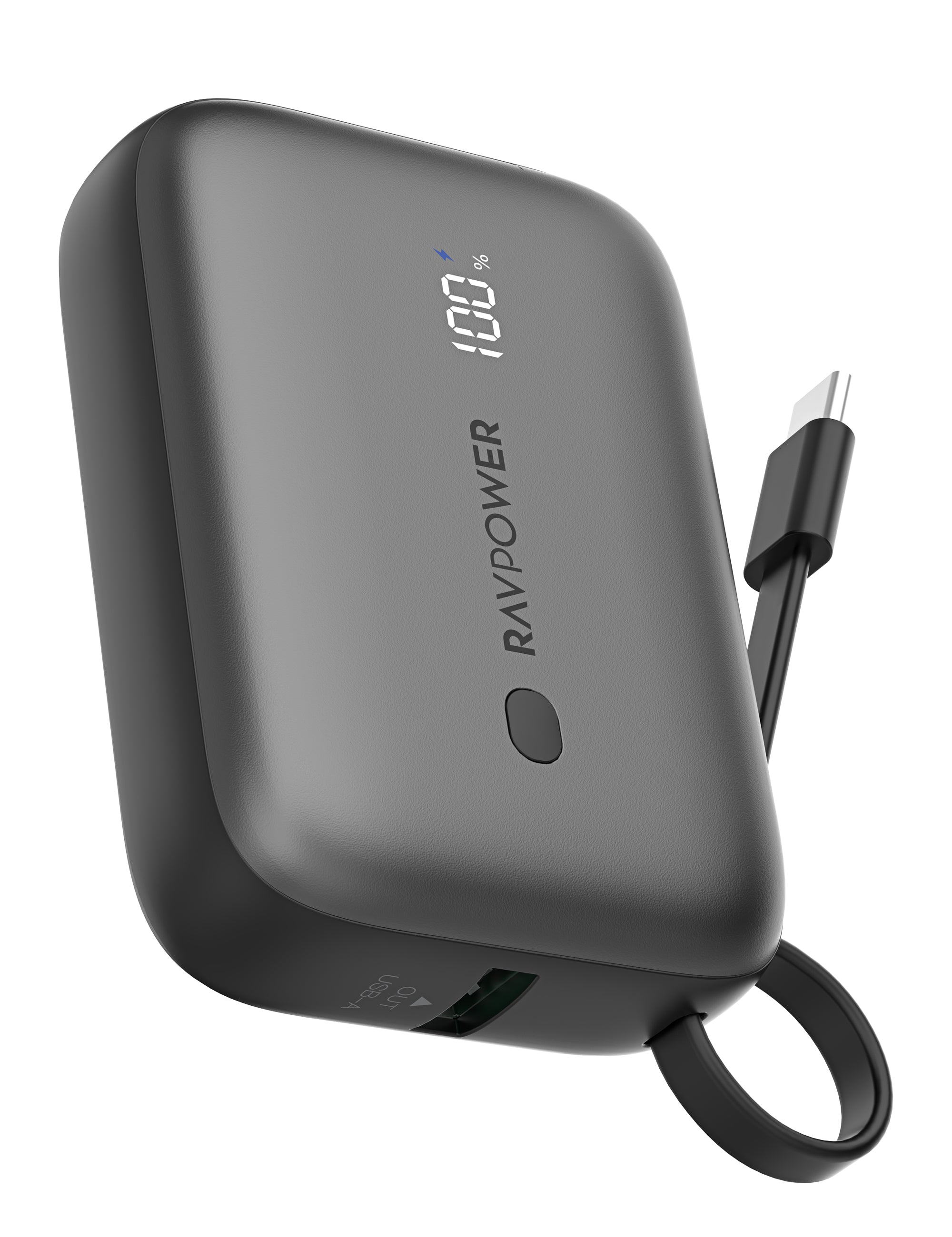 RAVPower 3-Port Power Bank, 10000mAh, PD20W, RP-PB1224