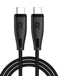 RAVPower RP-CB1037 60W C-C 1.2M USB2.0 3A Cable Black