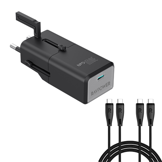 Adaptateur de voyage RAVPower RP-PC1060 Nano 30 W