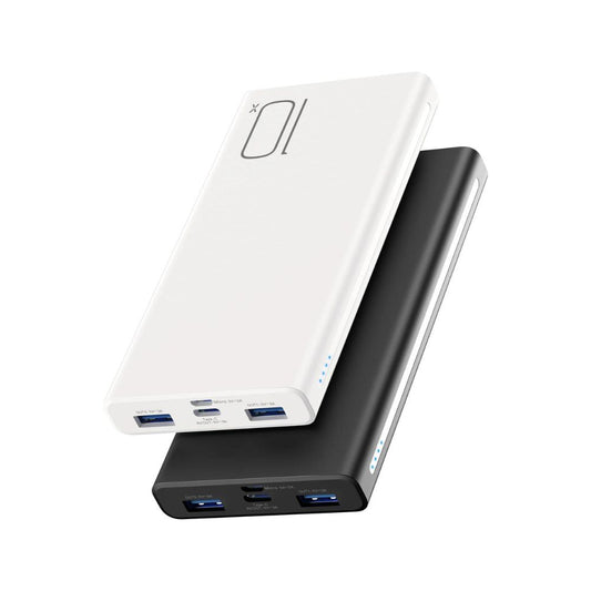 RAVPower AF-PB010 10000mAh 15W Power Bank with USB-C Charging 5V 3A, 2 Pcs