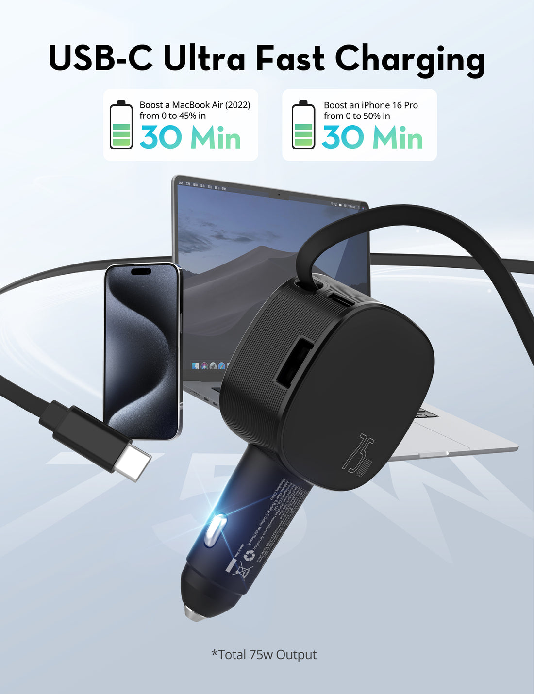RAVPower RP-VC1021 Car Charger Usage