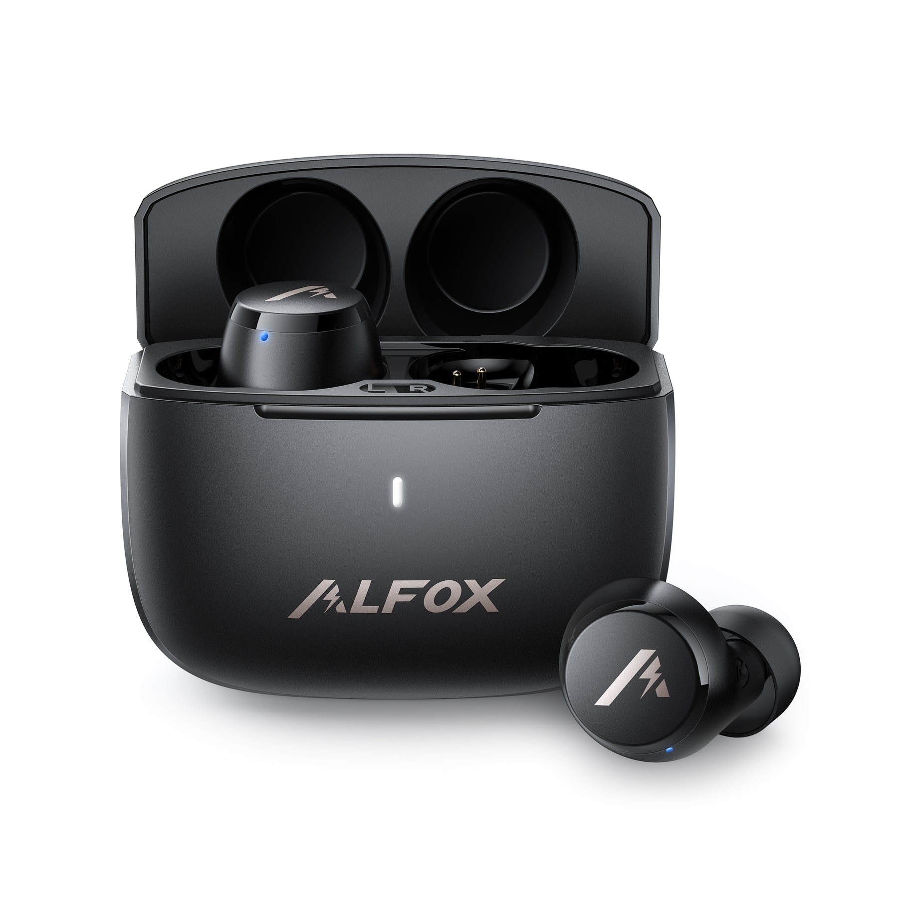 Alfox Bluetooth Earbuds BH002, IPX8 Waterproof and CVC 8.0 active noise cancellation technology (ANC)