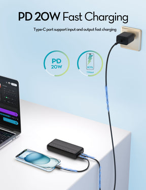 RAVPower RP-PB1229 PD Pioneer 20000mAh 20W Power Bank Black