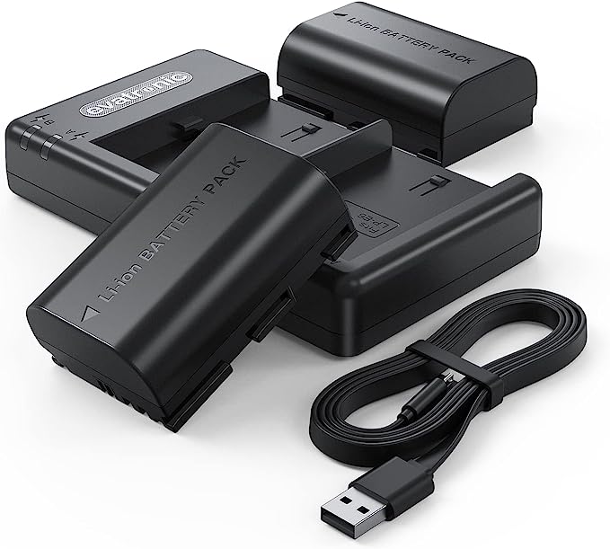 Evatronic LP-E6 2040mAh Camera Battery Charger Set BC002