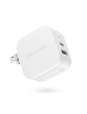 RAVPower PD 30W 2-Port USB C Fast Charger
