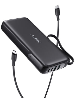 Alfox PB009 Upgraded 20000mAh 65W 4-Port PD Fast Charging Power Bank