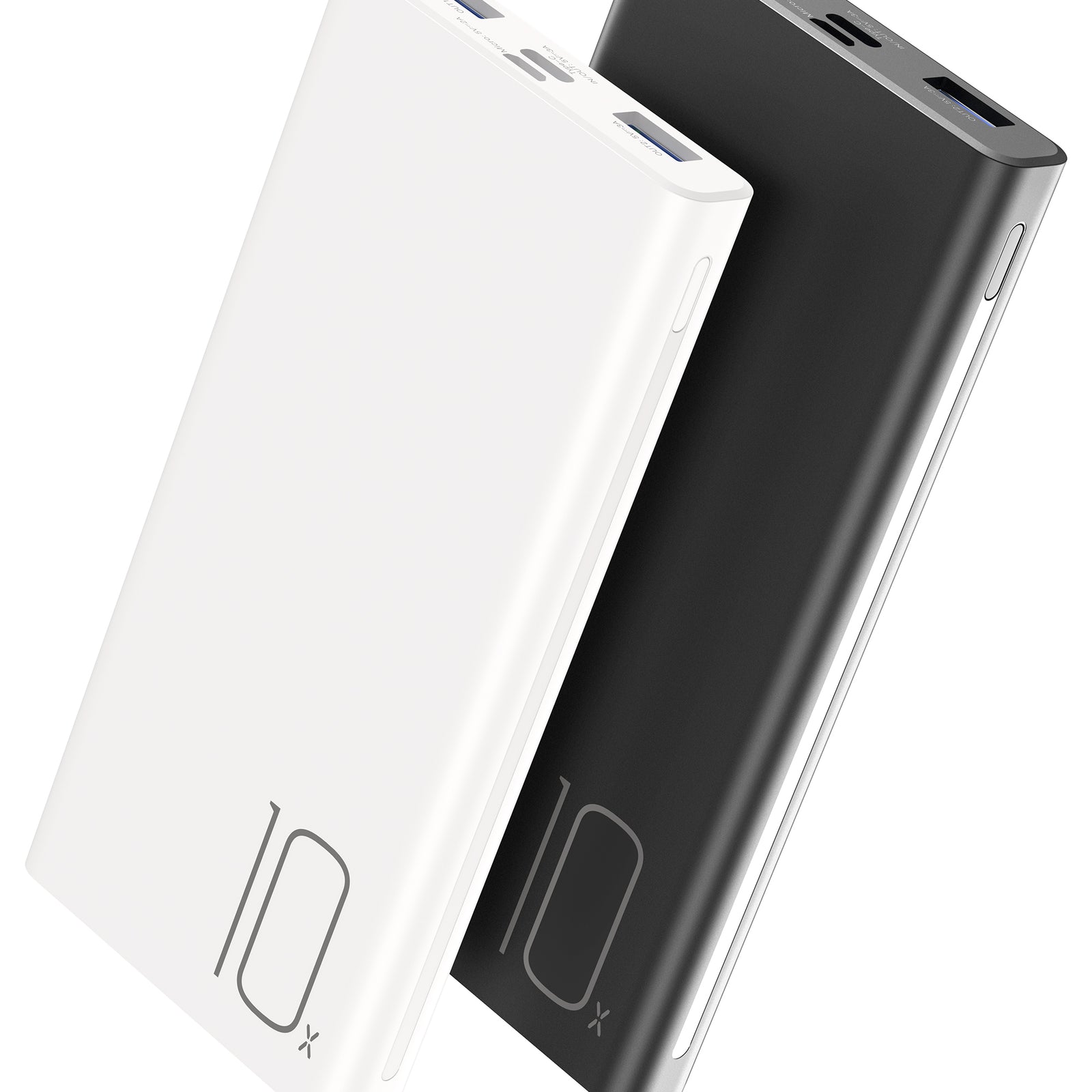 RAVPower AF-PB010 batterie externe 10 000 mAh 15 W avec charge USB‑C 5 V 3 A, lot de 2