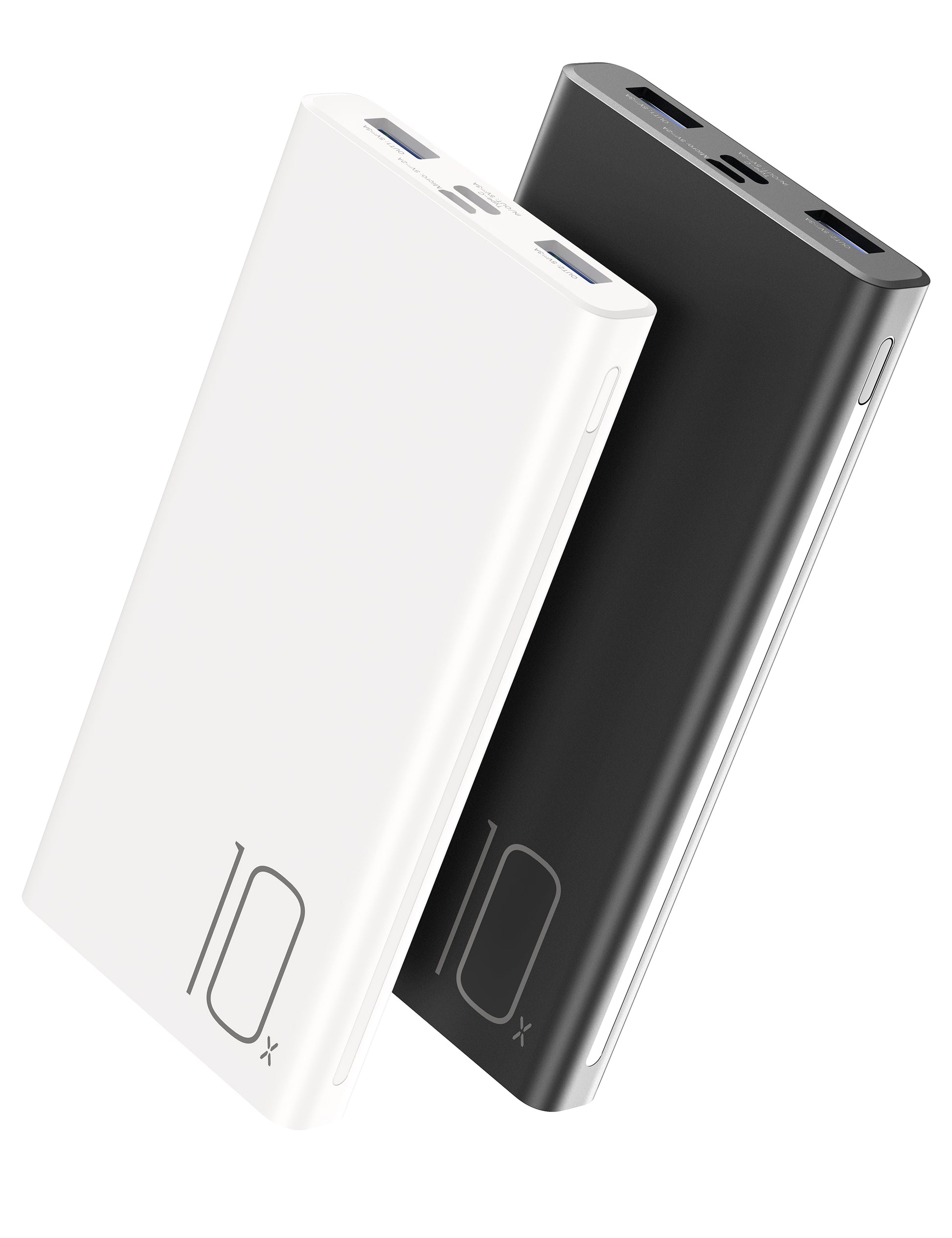 RAVPower AF-PB010 batterie externe 10 000 mAh 15 W avec charge USB‑C 5 V 3 A, lot de 2