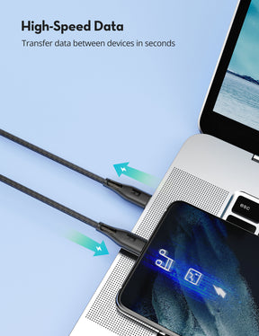 RAVPower USB C to C 60W Cable (3.9ft / 6.5ft Nylon Braid)