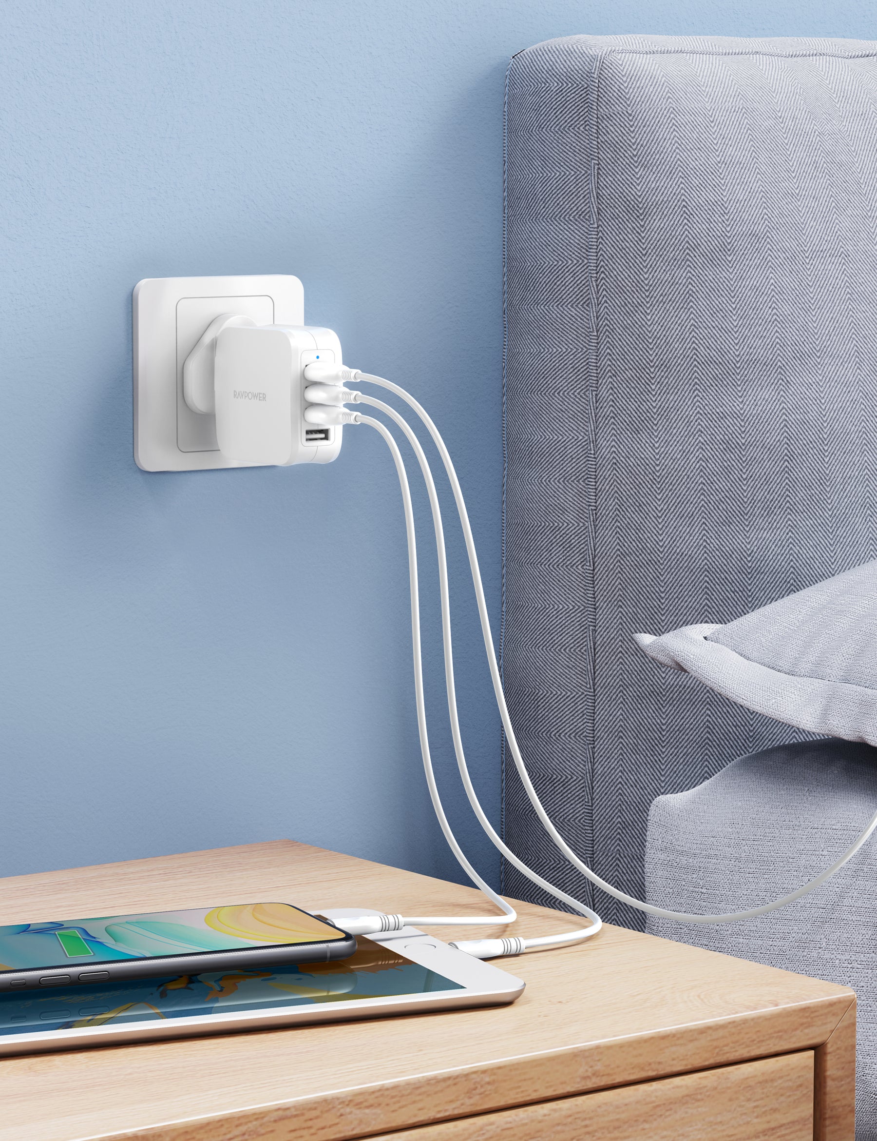 RAVPower RP-PB208Pro Power Bank & RP-PC026 Wall Charger Bundle
