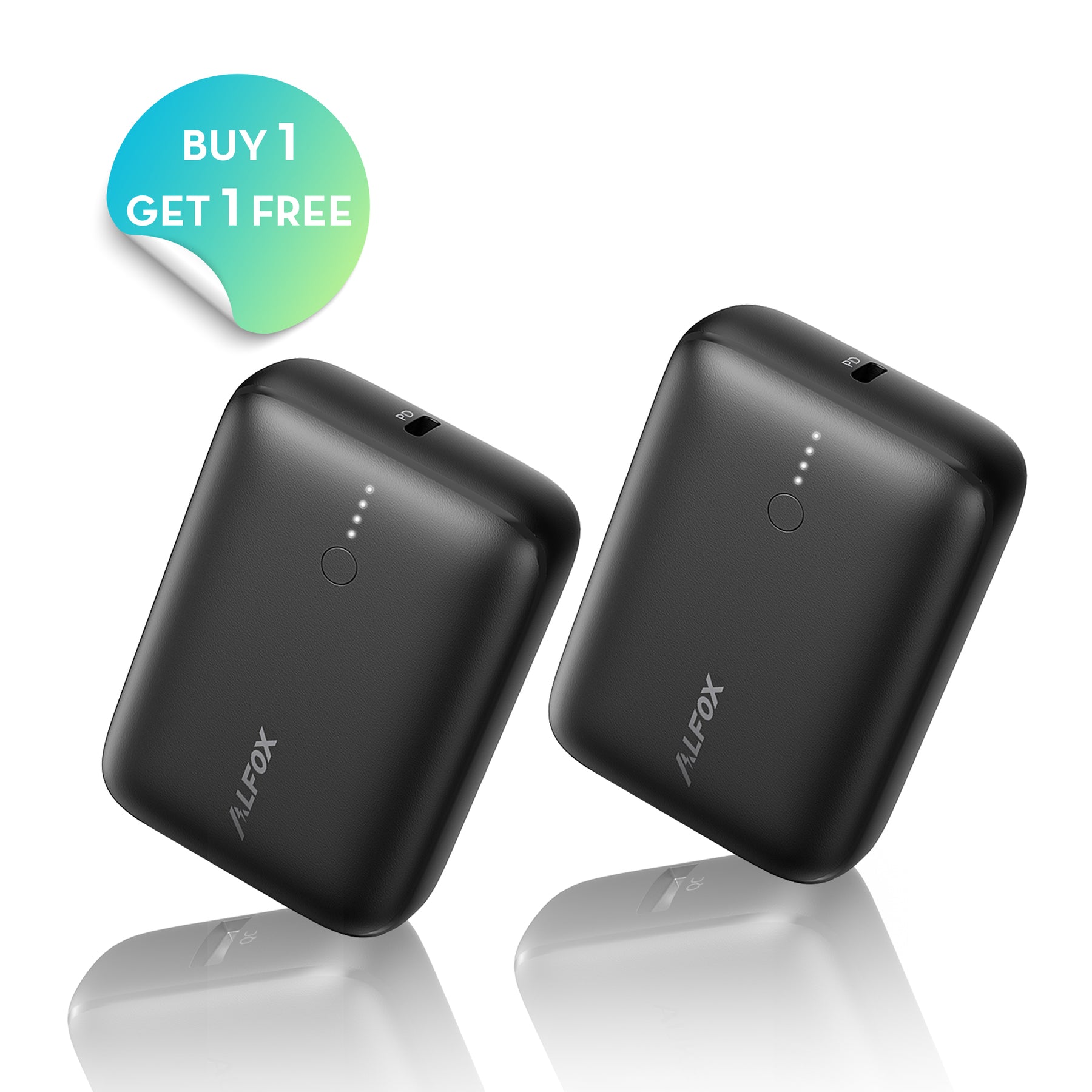 Alfox 10000mAh 20W PD3.0 + USB-C Mini Power Bank PB002