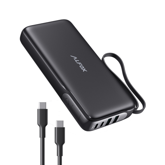 Alfox AF-PB009 Upgraded 20000mAh 65W 4-Port PD Fast Charging Power Bank