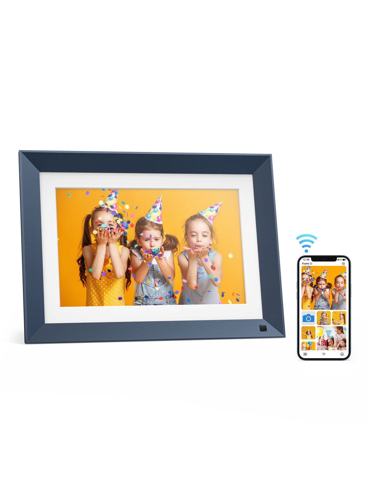 Evatronic Digital Photo Frame, 10.1 Inch HD WiFi Digital Picture Frame