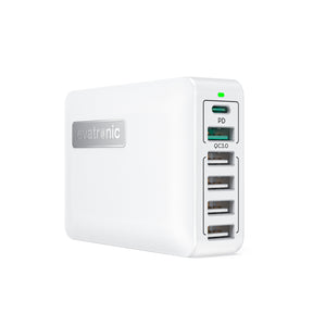 Evatronic PC014 PD 3.0 60W 6-Port Desktop Charger