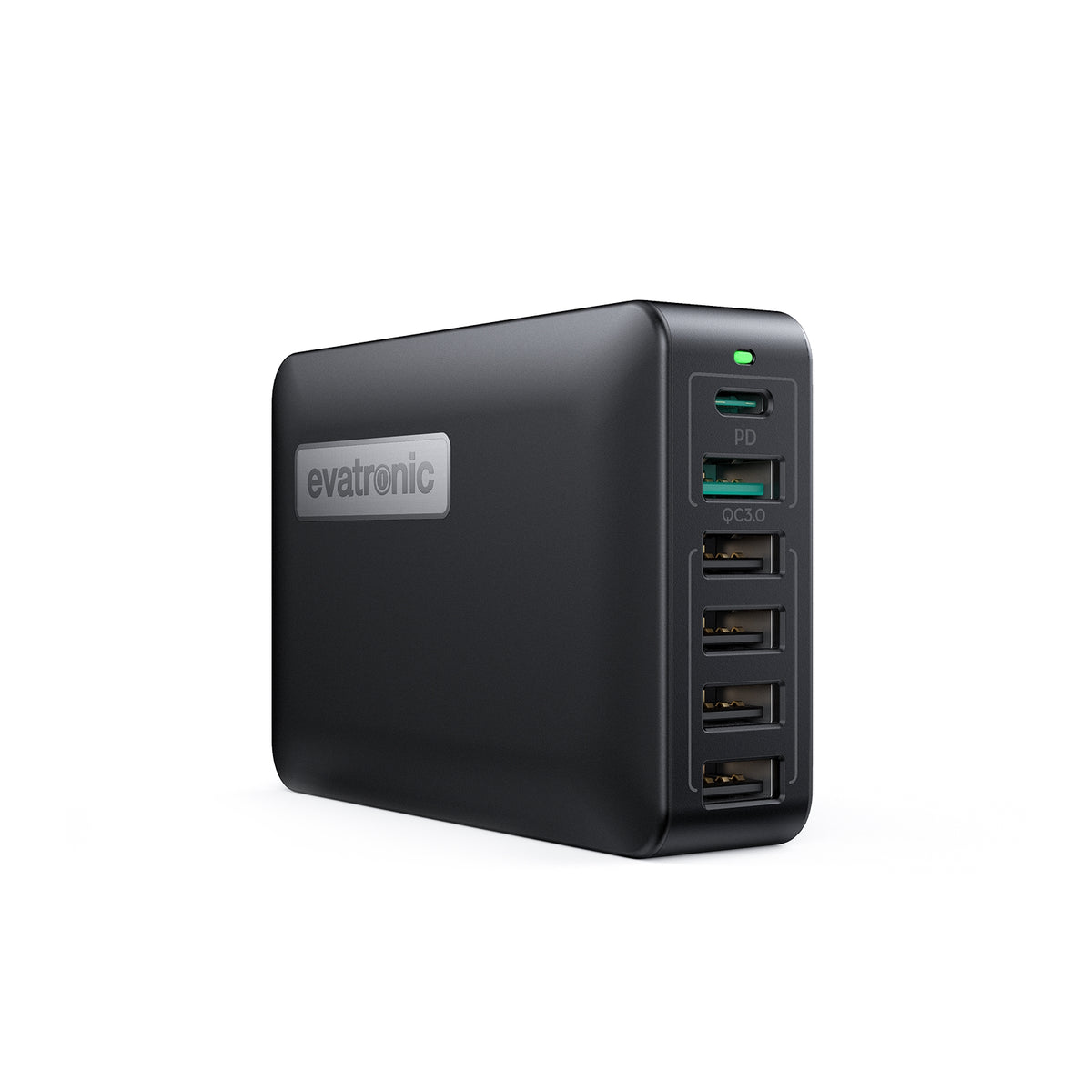 Evatronic PC014 PD 3.0 60W 6-Port Desktop Charger