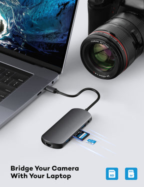 HooToo USB-C Hub UC011, 8-in-1 USB-C Adaptor