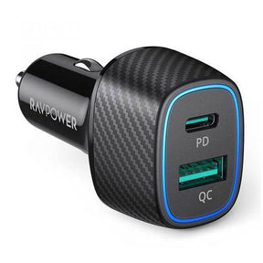 RAVPower RP-VC009 PD Pioneer 48W 2-Port USB Car Charger