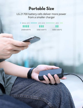 PD/QC 10000mAh Power Bank 20W USB C Portable Charger for iPhone12-RAVPower