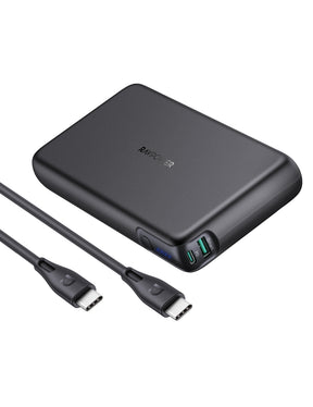 RAVPower Upgraded 30000mAh 100W 2-Port Portable Laptop Charger