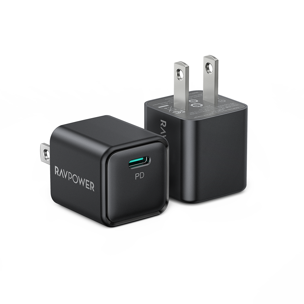 RAVPower 2-Pack 20W USB C PD Wall Charger 2023