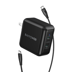 RAVPower 100W GaN II Generation 2 DUO USB-C Ports PD Series Wall Charger