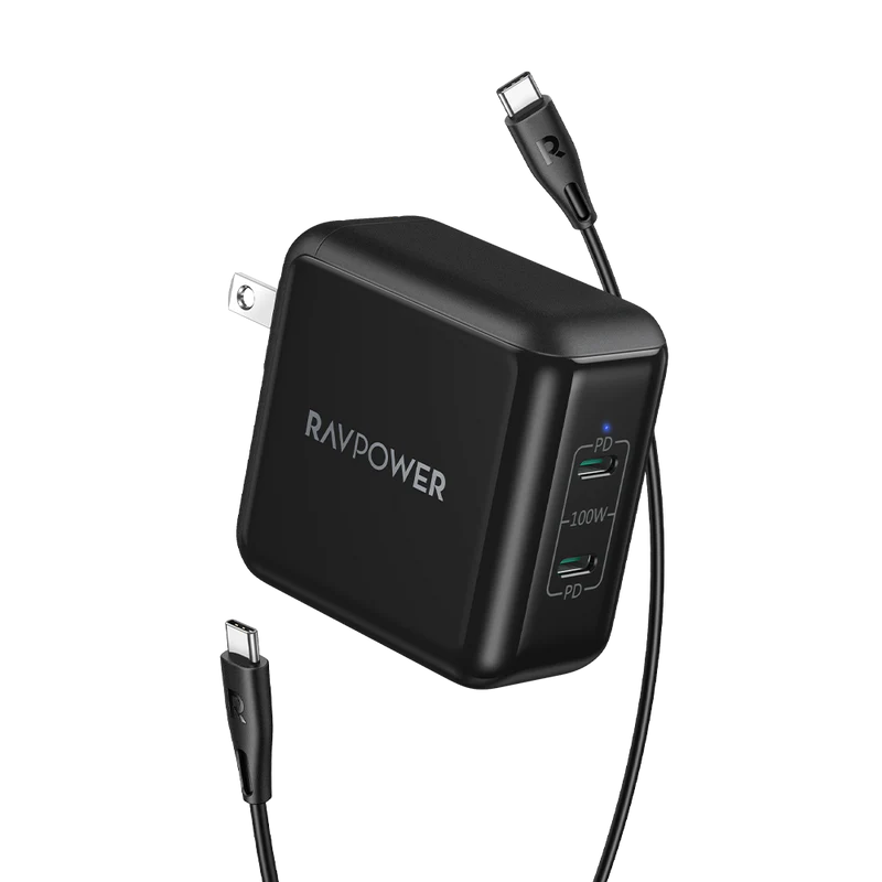 RAVPower PD 30W 2-Port USB C Fast Charger 2024