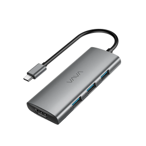 USB C Hub, 7-in-1 USB C Adapter with 100W Power Delivery Charging Port
