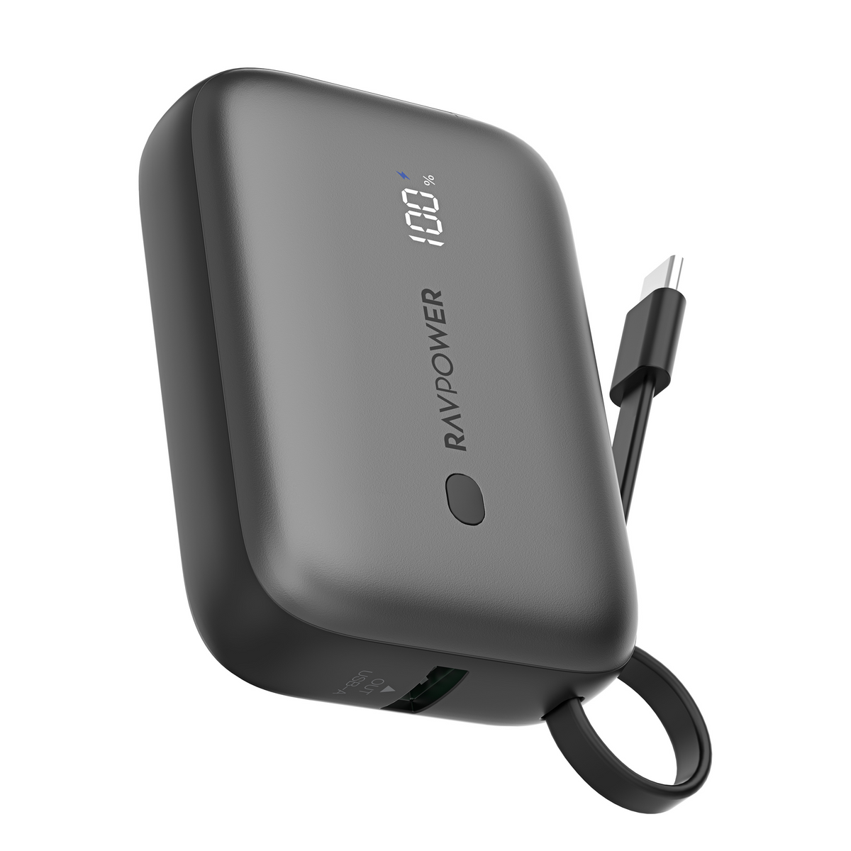 RAVPower 3-Port Power Bank, 10000mAh, PD20W, RP-PB1224