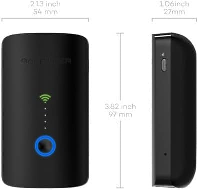 RAVPower® RP-WD03 with 6700mAh Power Bank - Portable wireless router Power bank
