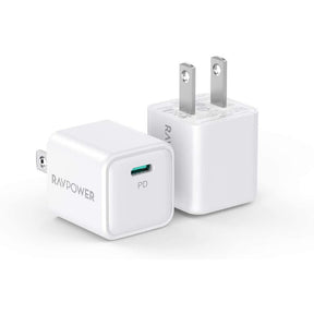 iPhone 12 Charger, 2-Pack 20W USB C PD Wall Charger-RAVPower